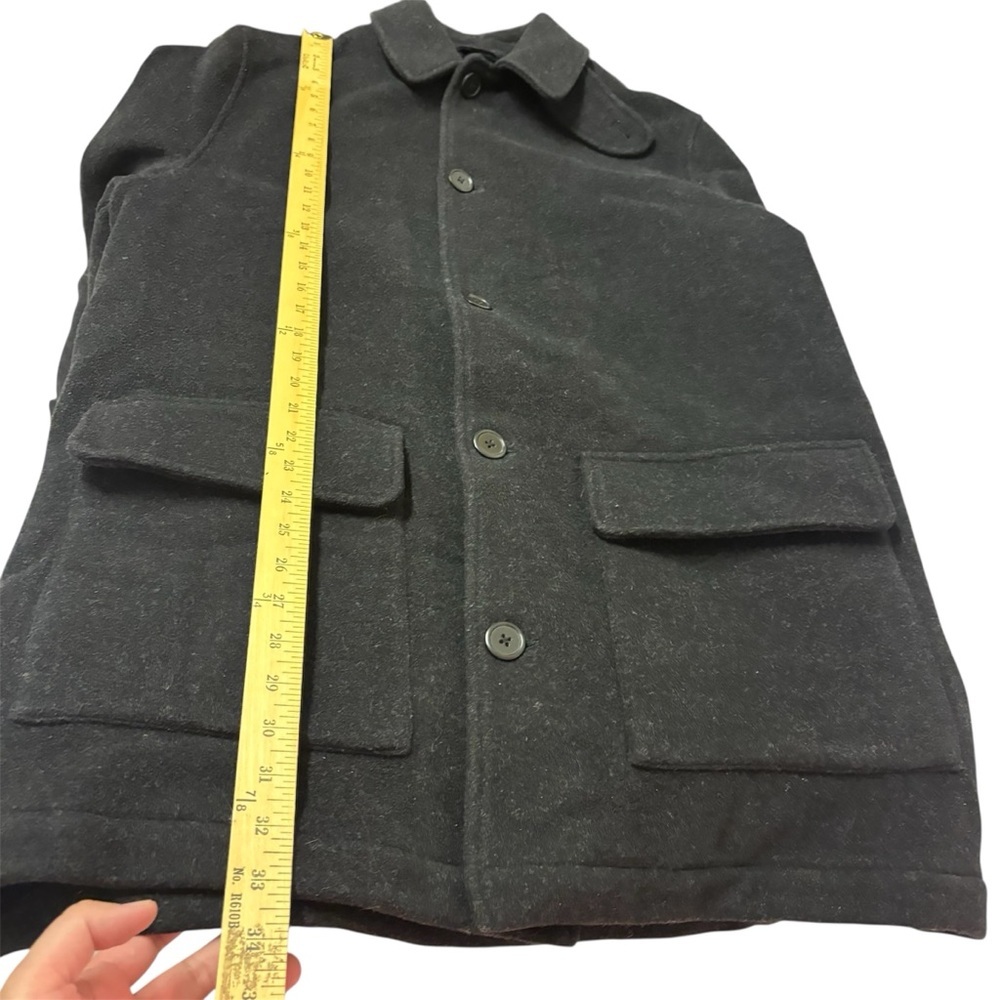 Polo Ralph Lauren Virgin Wool Cashmere Blend Lined Plaid Coat Men’s 38-R - Picture 13 of 14